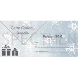 Carte cadeau de Noël