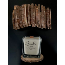 Dessous de bougie - Bois